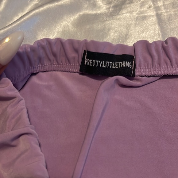 Purple long tube skirt - Picture 2 of 2